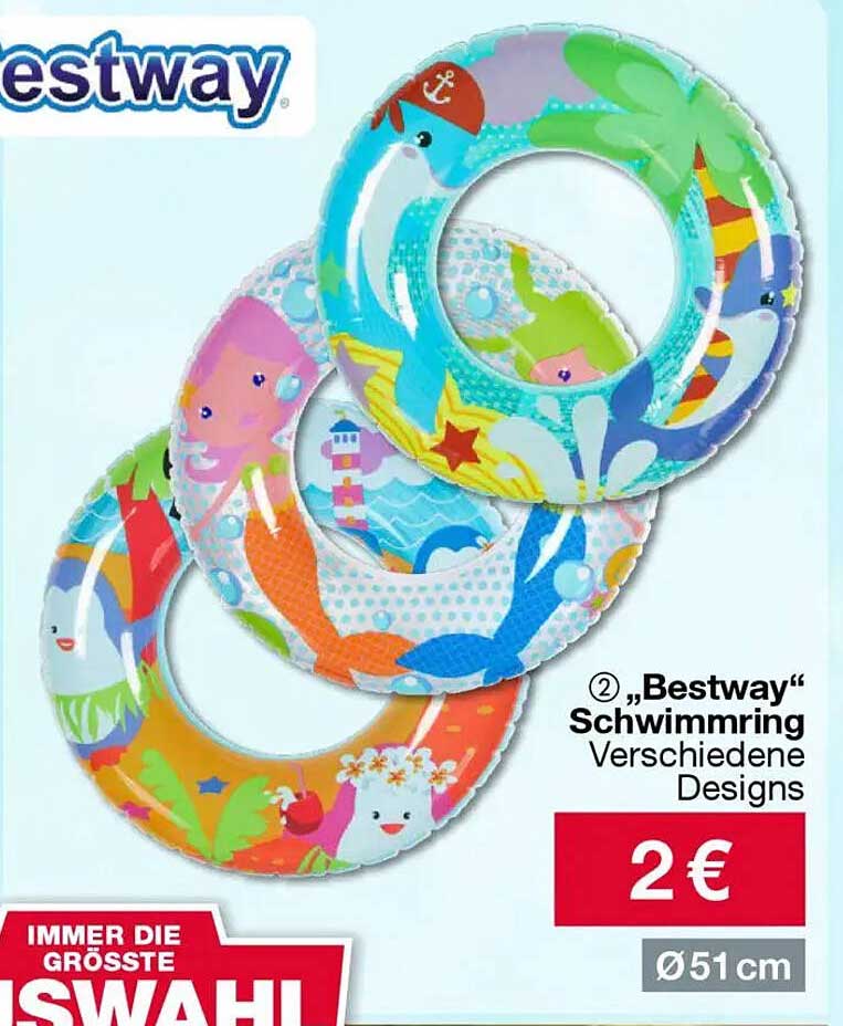 2 "Bestway" Schwimmring Verschiedene Designs
