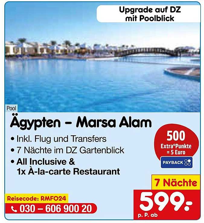 Ägypten – Marsa Alam All Inclusive Angebot mit Flug und Transfers