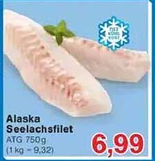 Alaska Seelachsfilet 750g