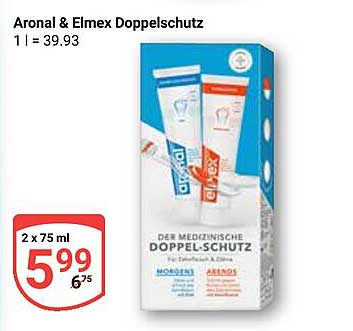 Aronal & Elmex Doppel-Schutz - 2 x 75 ml