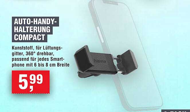 AUTO-HANDY-HALTERUNG COMPACT