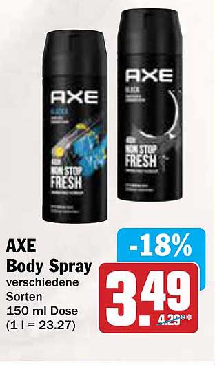 AXE Body Spray verschiedene Sorten 150 ml