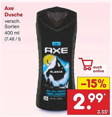 Axe Duschgel verschiedene Sorten 400 ml