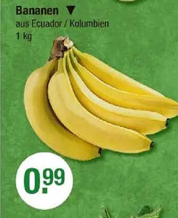 Bananen aus Ecuador und Kolumbien, 1 kg
