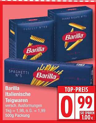 Barilla Italienische Teigwaren 500g