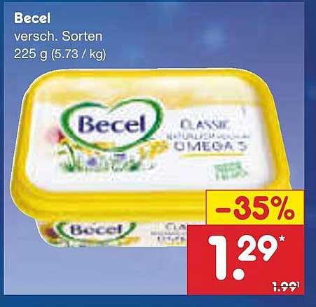 Becel Margarine (verschiedene Sorten) - 225 g