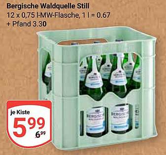 Bergische Waldquelle Still 12 x 0,75 l-MW-Flasche