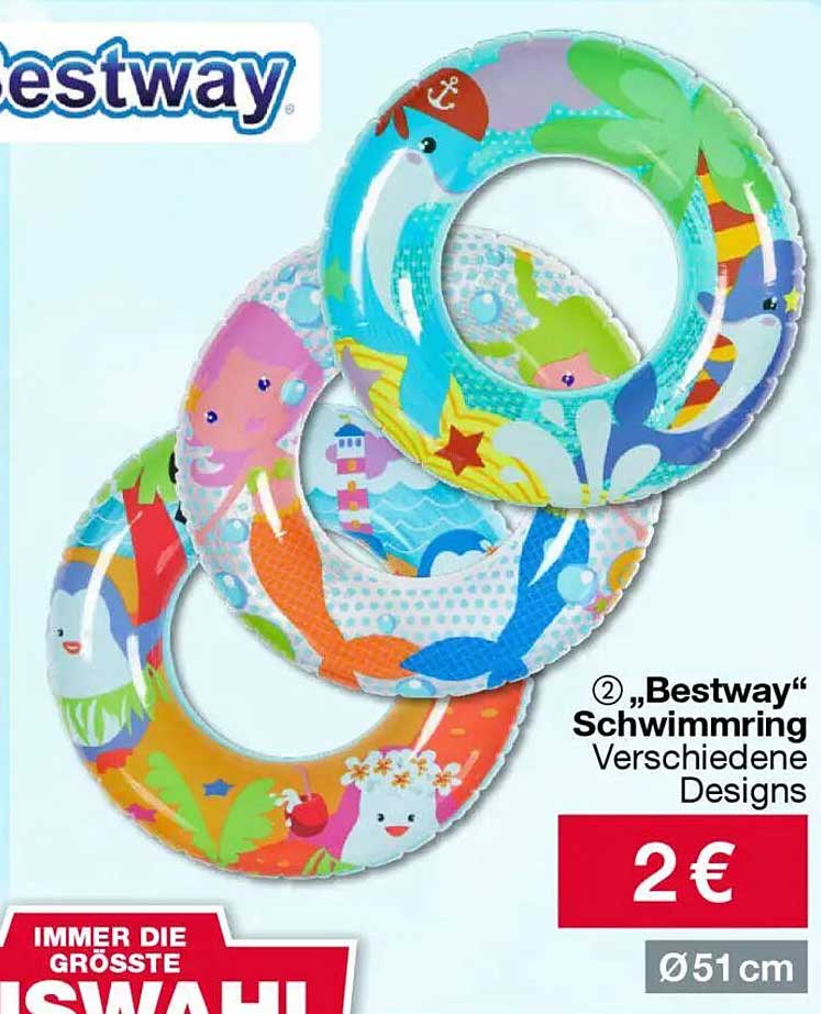Bestway Schwimmring Verschiedene Designs