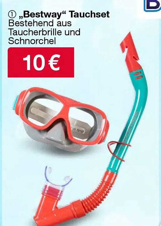 "Bestway" Tauchset – bestehend aus Tauchbrille und Schnorchel