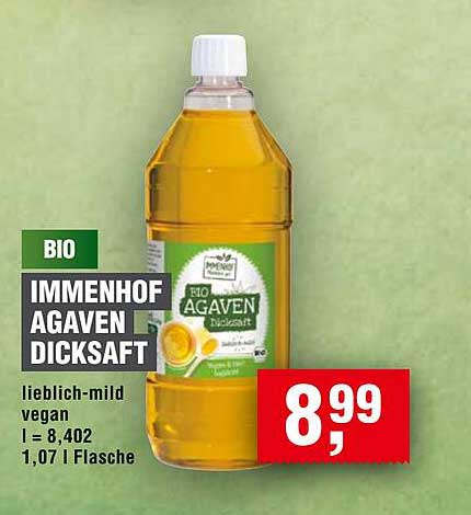 BIO IMMENHOF AGAVEN DICKSAFT