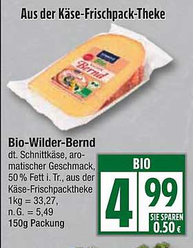 Bio-Wilder-Bernd - 150g Packung für nur 4,99 €