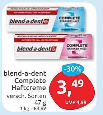 blend-a-dent Complete Haftcreme - verschiedene Sorten