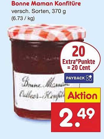 Bonne Maman Konfitüre, verschiedene Sorten, 370 g
