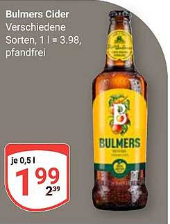 Bulmers Cider - verschiedene Sorten 0,5 L