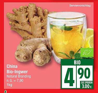 China Bio-Ingwer 1kg - Jetzt nur 4,90 €