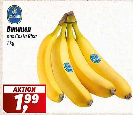 Chiquita Bananen aus Costa Rica - 1 kg