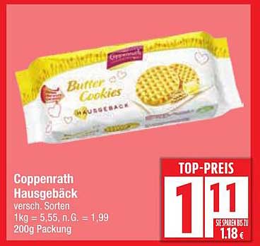 Coppenrath Hausgebäck Butter Cookies 200g