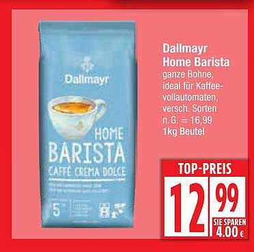 Dallmayr Home Barista ganze Bohne - Caffè Crema Dolce