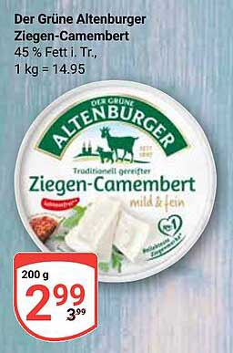 Der Grüne Altenburger Ziegen-Camembert