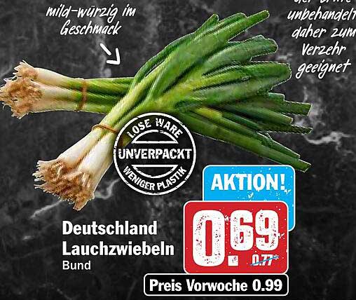 Deutschland Lauchzwiebeln Bund