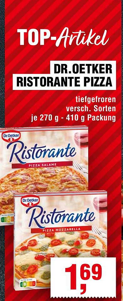 Dr. Oetker Ristorante Pizza - Tiefgefroren in verschiedenen Sorten