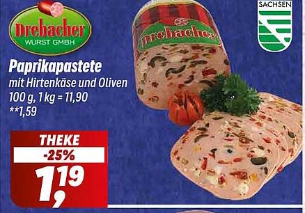 Drebacher Paprikapastete mit Hirtenkäse und Oliven