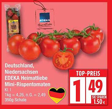 EDEKA Heimattliebe Mini-Rispentomaten 350g