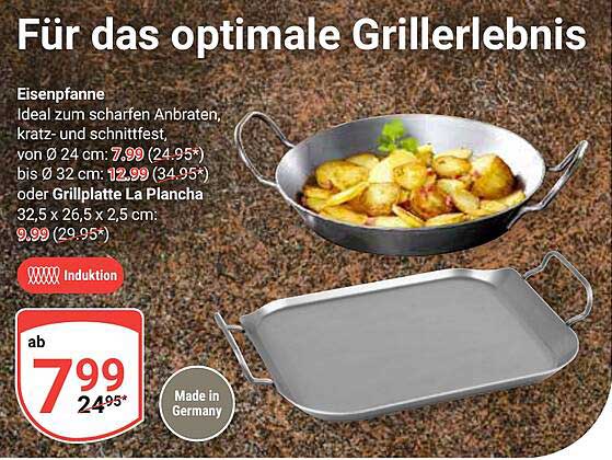 Eisenpfanne und Grillplatte La Plancha – Für das optimale Grillerlebnis
