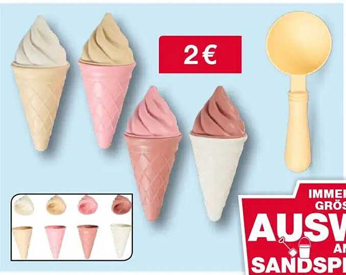 Eistee-Set mit Soft-Eis-Kugeln und Eisportionierer
