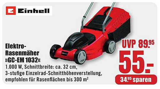 Elektro-Rasenmäher »GC-EM 1032«