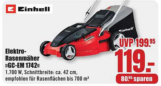 Elektro-Rasenmäher »GC-EM 1742«