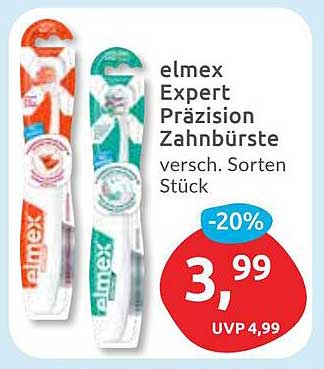 elmex Expert Präzision Zahnbürste versch. Sorten Stück