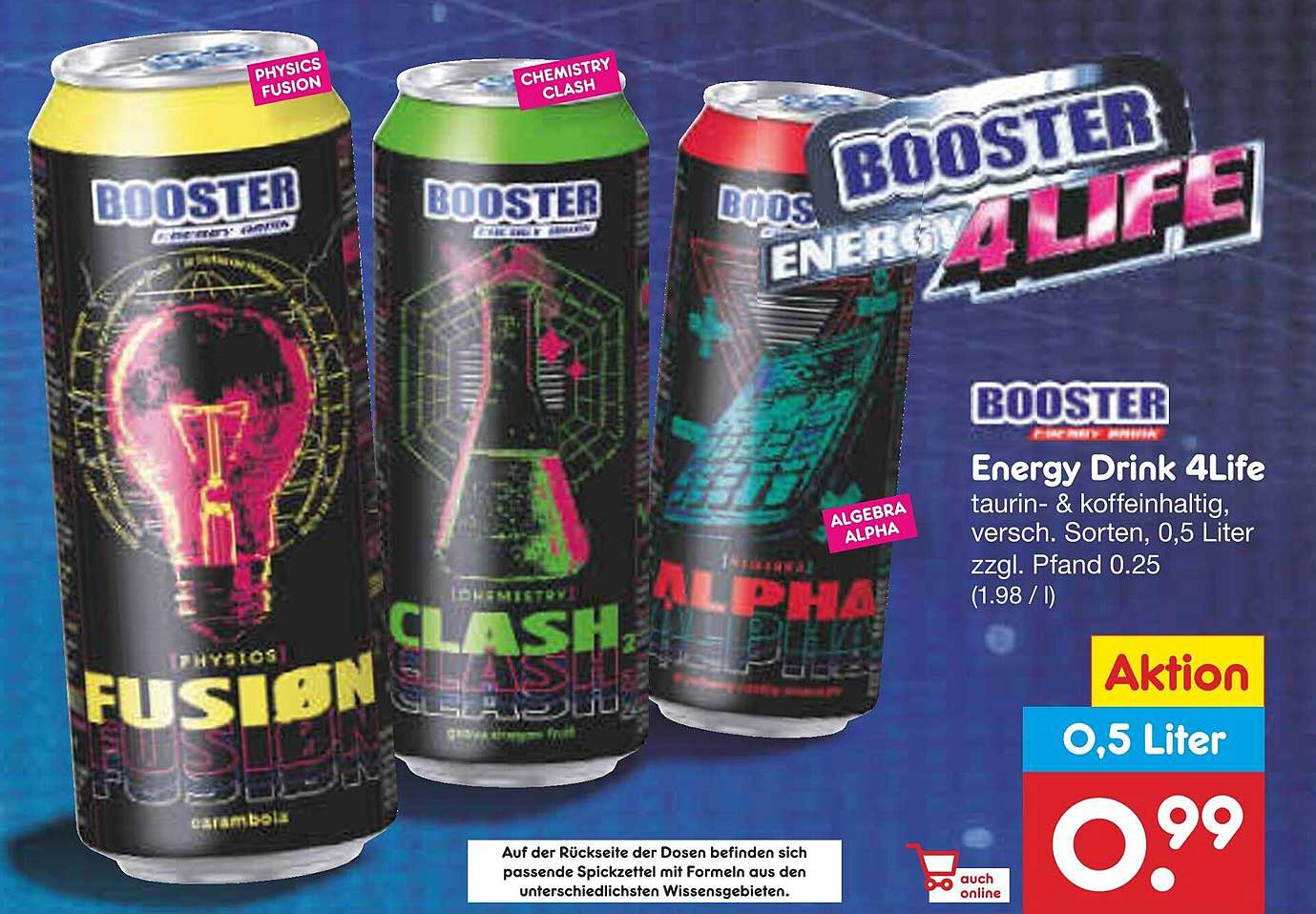 Energy Drink 4Life - Verschiedene Sorten