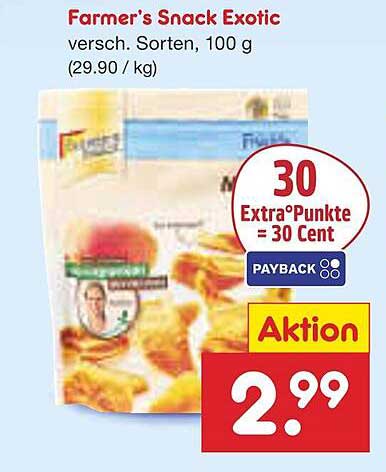 Farmer's Snack Exotic, 100 g