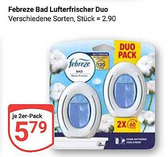 Febreze Bad Luftfrischer Duo