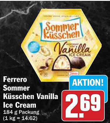 Ferrero Sommer Küsschen Vanilla Ice Cream