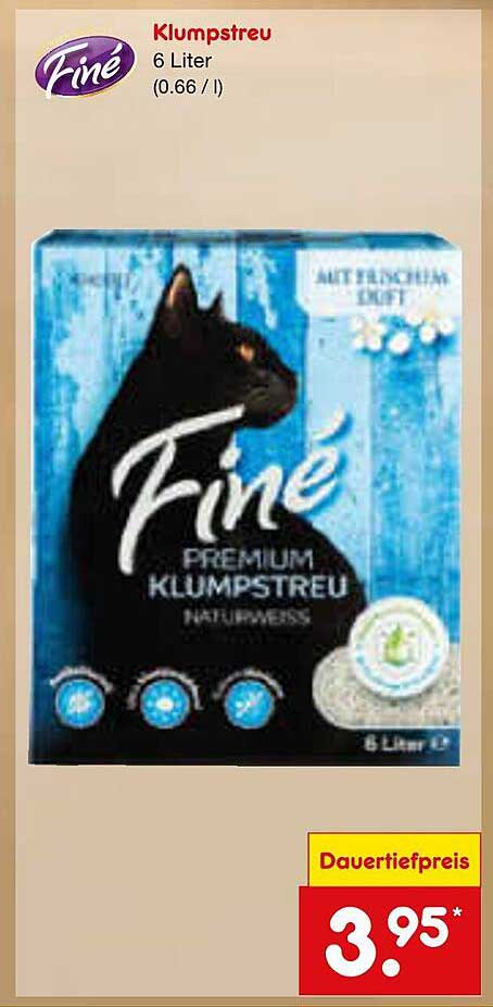 Finé Premium Klumpstreu 6 Liter