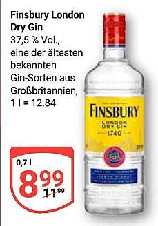 Finsbury London Dry Gin