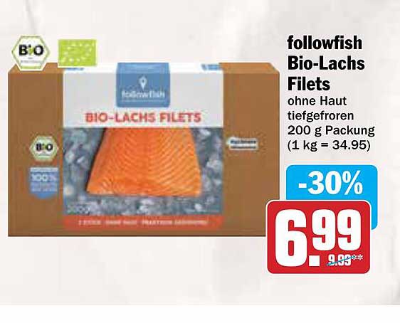 followfish Bio-Lachs Filets