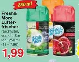 Fresh&More Luftfrischer Nachtfüller, verschiedene Sorten - 250 ml