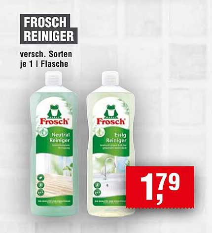 Frosch Reiniger - Neutral und Essig für 1,79 €