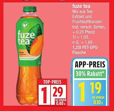 fuze tea - Erfrischender Genuss in jedem Schluck