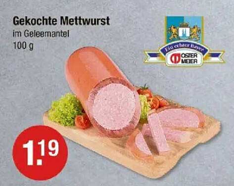 Gekochte Mettwurst im Gelee-Mantel 100 g