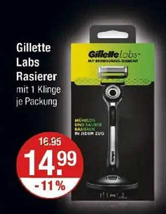 Gillette Labs Rasierer mit 1 Klinge je Packung