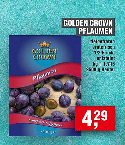 GOLDEN CROWN PFLAUMEN