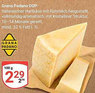 Grana Padano DOP - Italienischer Hartkäse