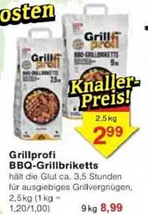 Grillprofi BBQ-Grillbriketts 2,5 kg