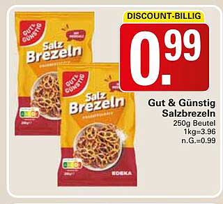 Gut & Günstig Salzbrezeln 250g