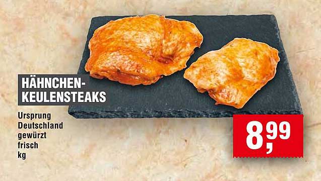 Hähnchen-Keulensteaks