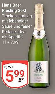 Hans Baer Riesling Sekt